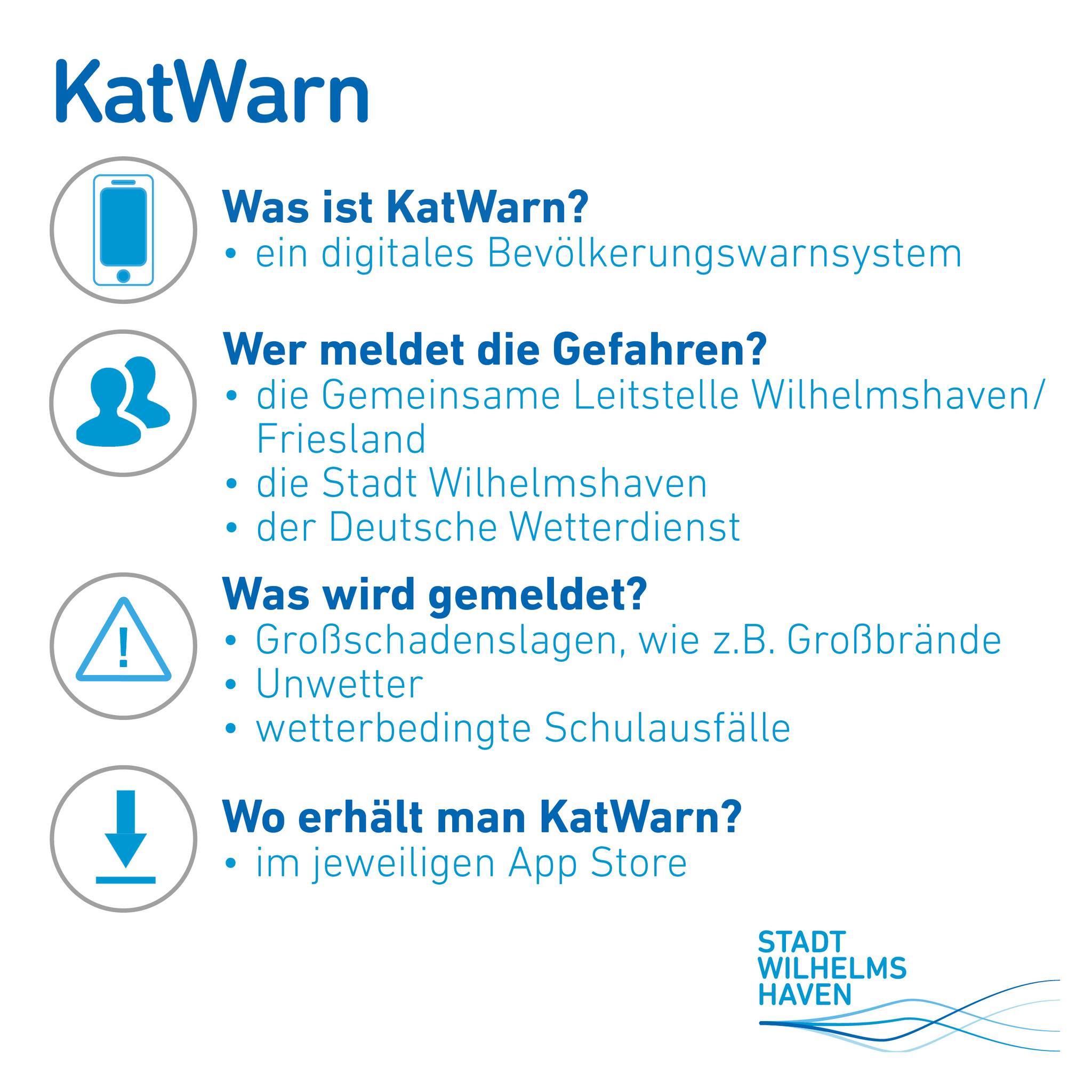 Wilhelmshaven.de - Mit dem Warnsystem KatWarn werden Sie ab sofort auch ...