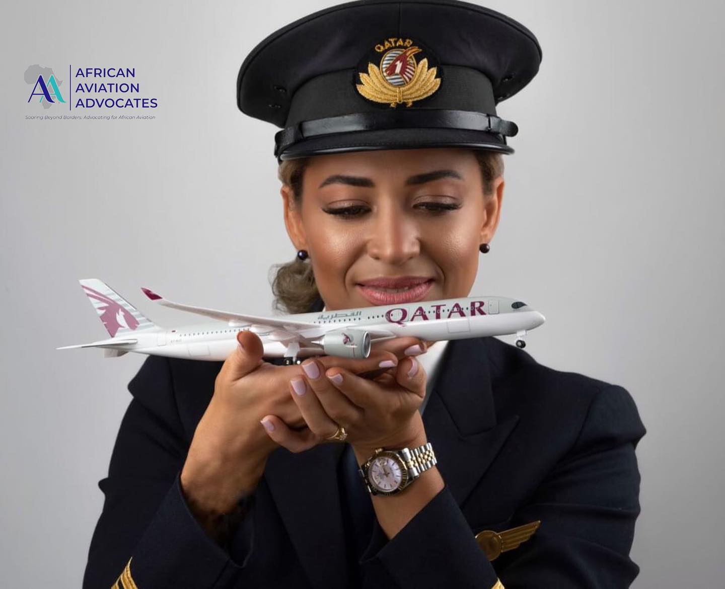 African - Hi everyone meet @qatarairways Captain Edith Mala Diop, the ...