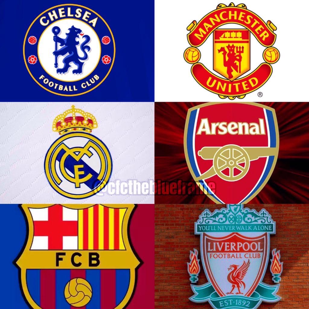 Pallone Da Calcio Ufficiale Chelsea, Liverpool, Barcellona, Tottenham - Con Licenza