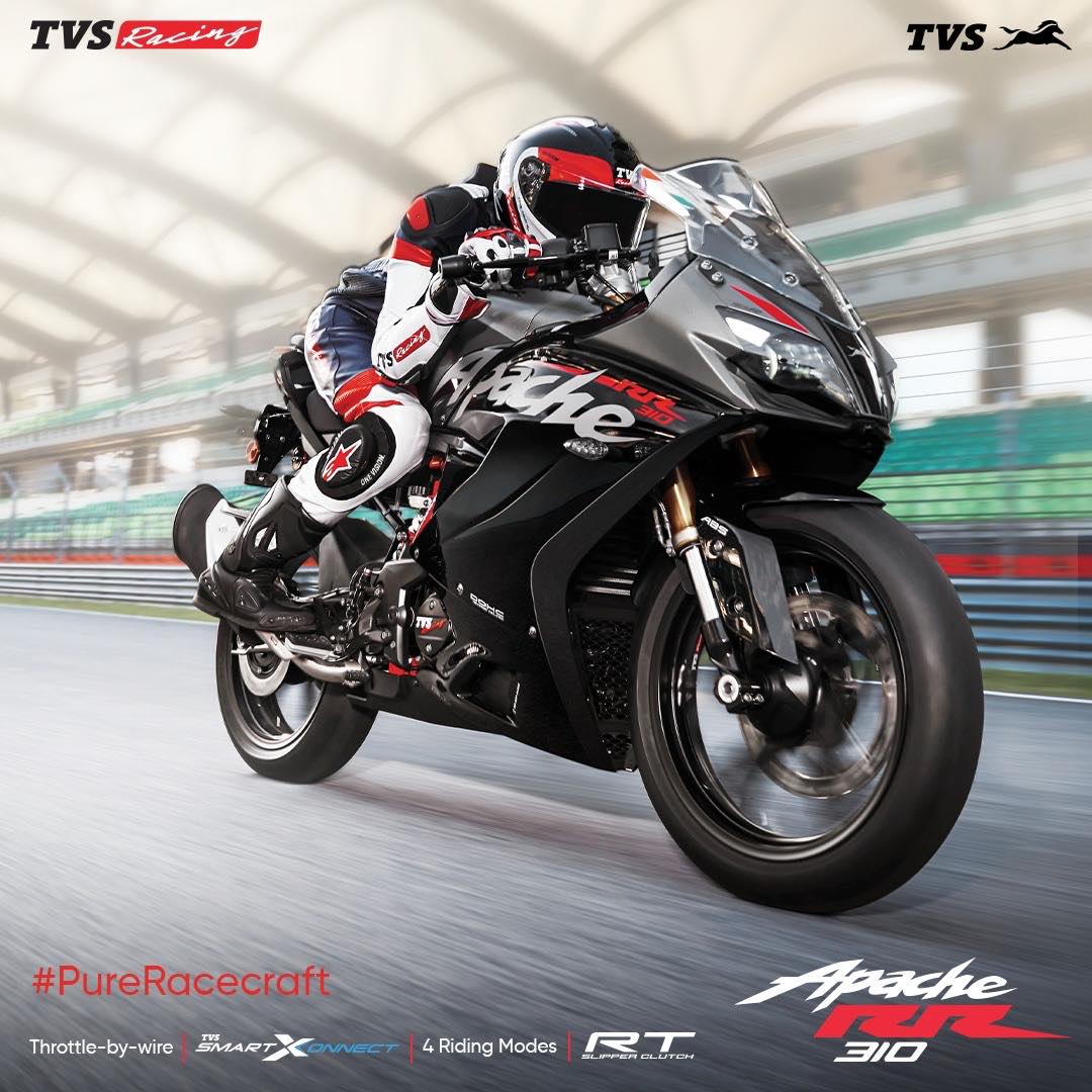 Vandana Tvs - Engage and flee with the Apache RTR 160. Merging the best ...