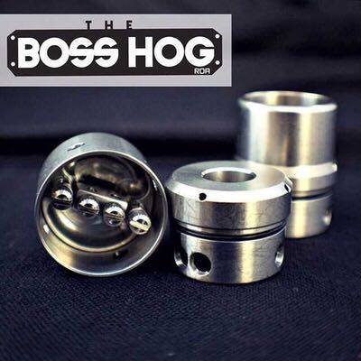 HaveCig Tech - 新款 316精工 boss hog RDA 赛级冠军滴油雾化器 大小口径双仓 大烟雾... | Facebook
