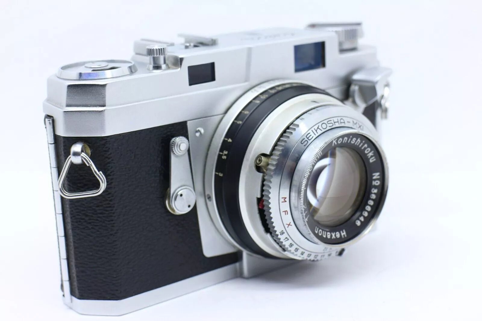 Konica III rangefinder with Hexanon 48mm f2 lens