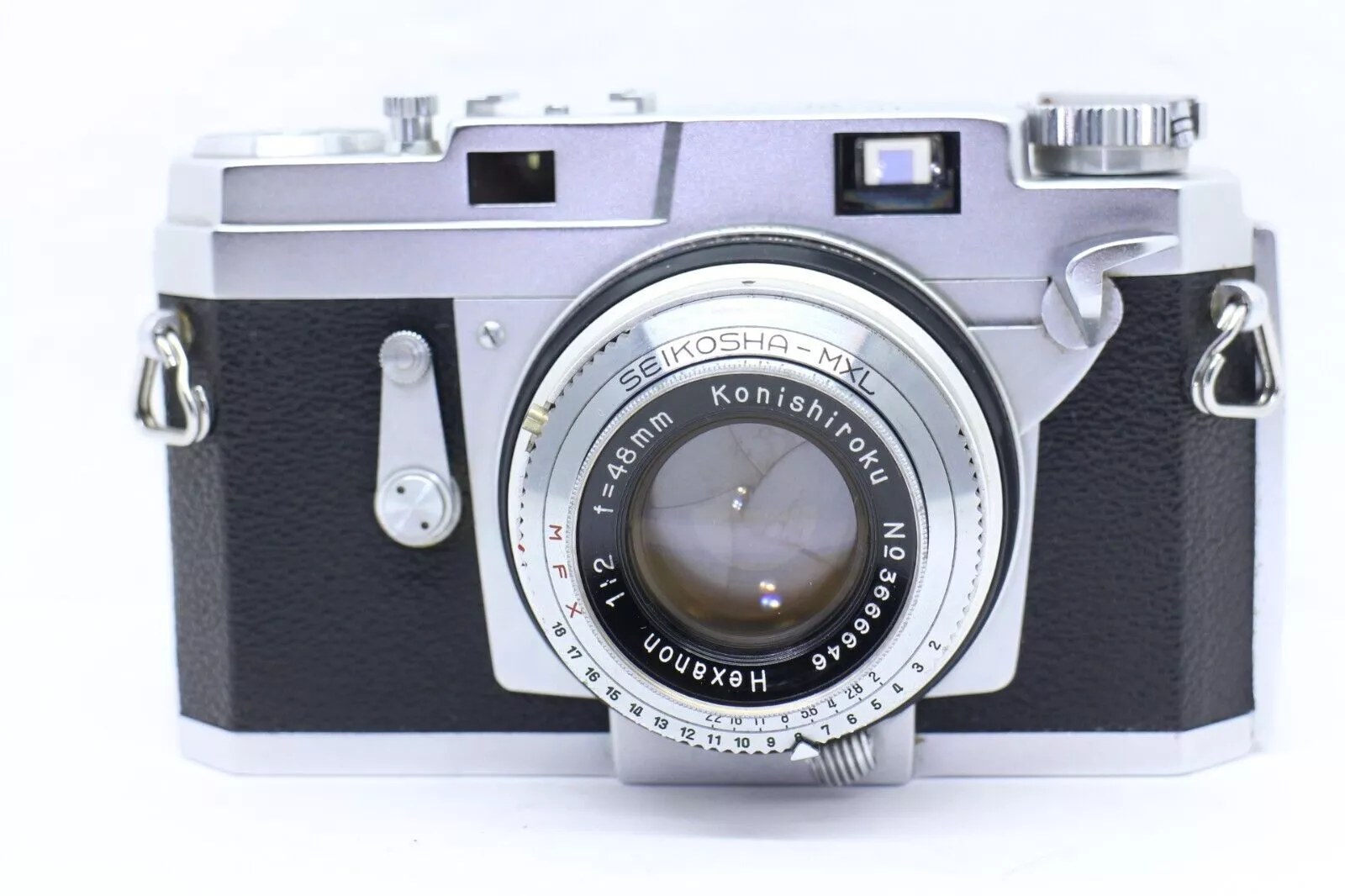 Konica iii series rangefinder cameras with Hexanon 48mm/f2 lenses