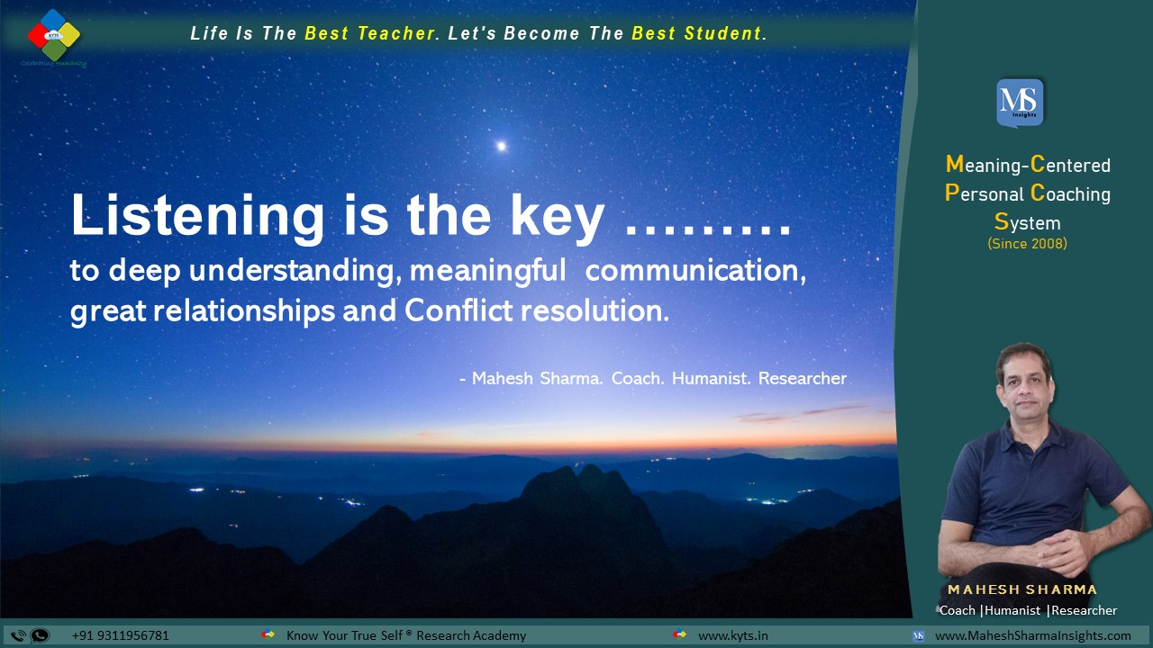 Know - COACHING INSIGHTS SERIES. 