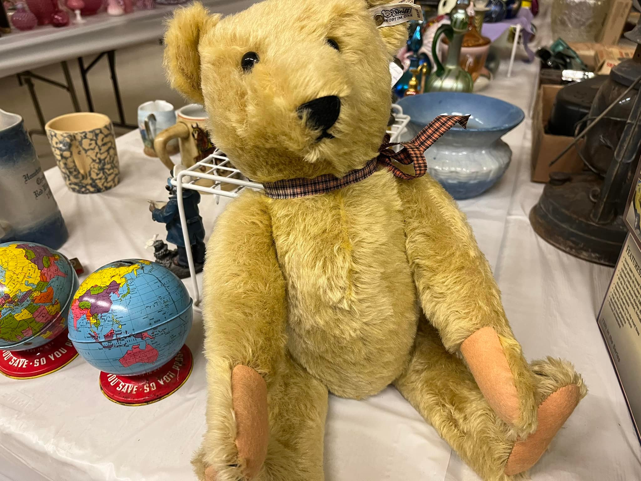 Introducing 1921 replica Steiff mohair bear