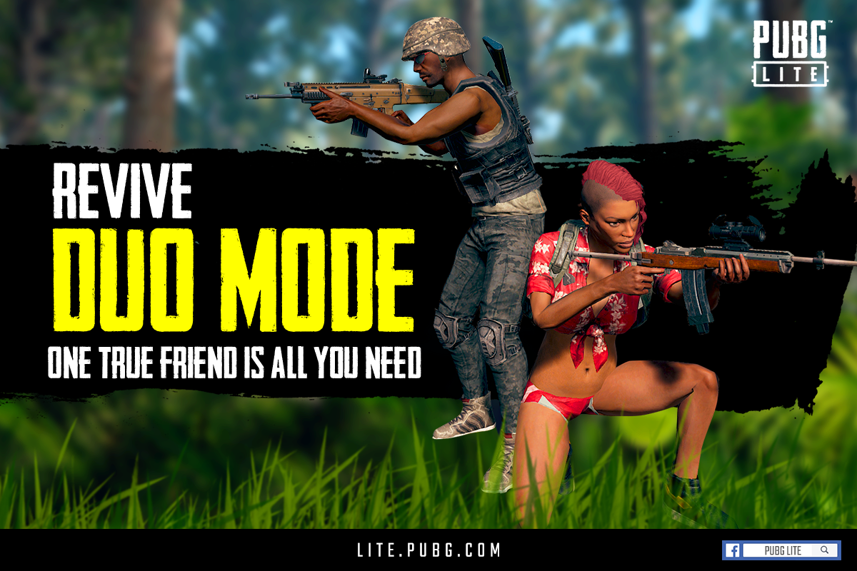Pubglite If You Ever Had Hard Time Finding Right Squad Members For You Maybe This News Might Attract Your Interest Welcome Back Duo Mode Unlike Squad Mode You Only Need