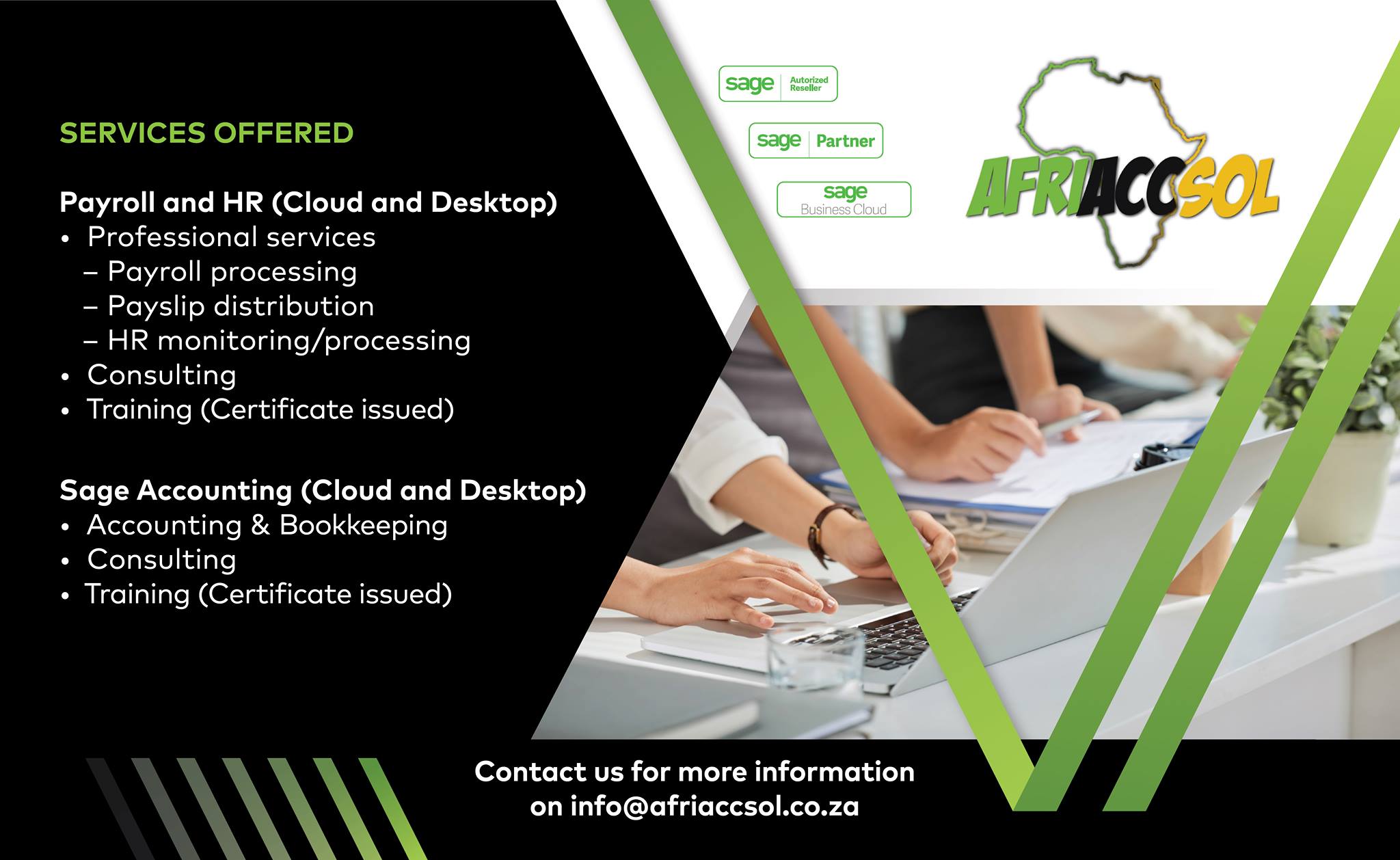 Afriaccsol - Pty Ltd - SAGE Accounting and Payroll Solutions | Cape Town