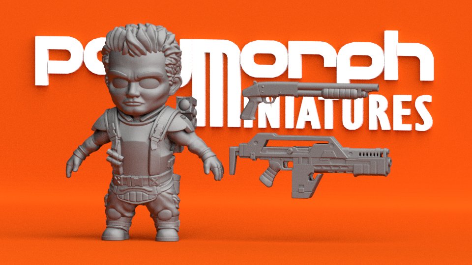 Chibi Hicks! #avp #aliens... - Polymorph Miniatures | Facebook
