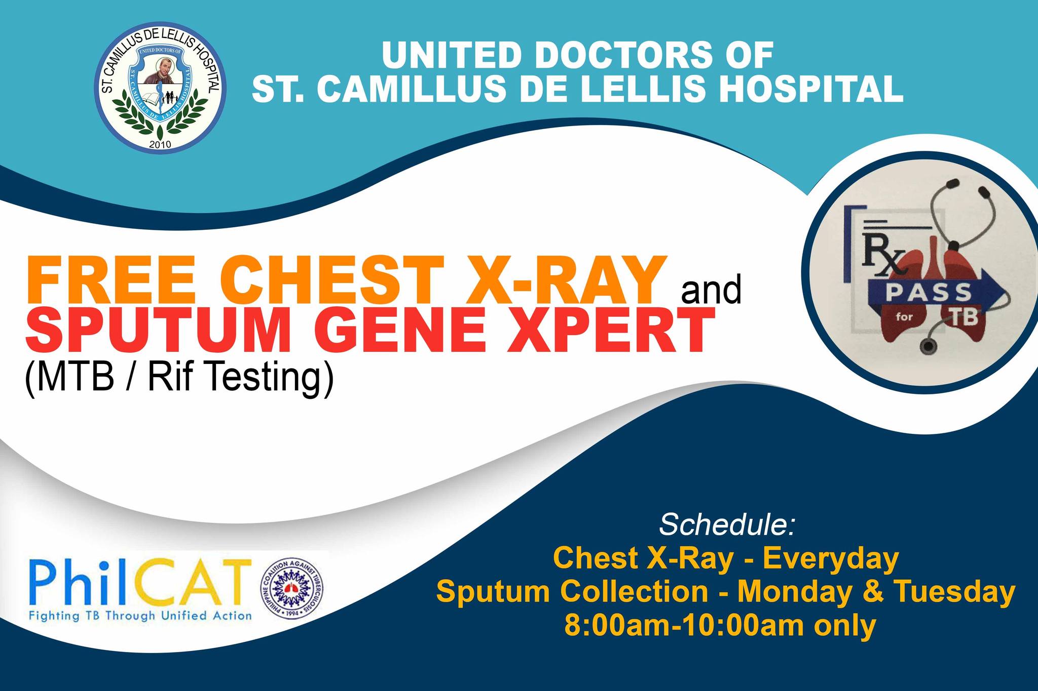 FREE CHEST X-RAY & SPUTUM GENE XPERT (MTB/Rif Testing) HOW TO AVAIL ...