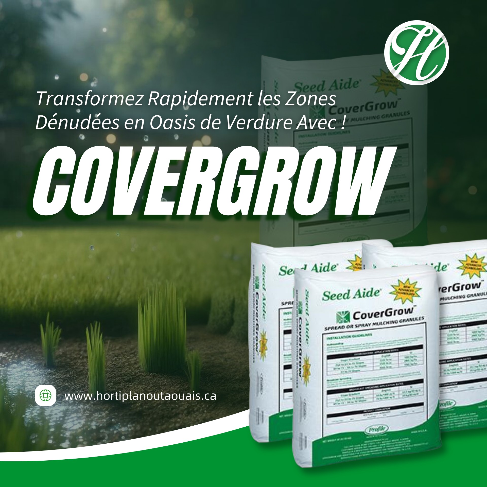 Hortiplan - 🌿 Transformez vous-même les zones dénudées de votre pelouse ...