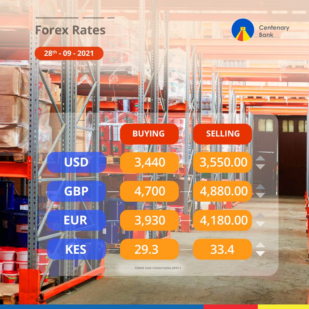 Centenary Bank - These are today's indicative forex rates.... | Facebook
