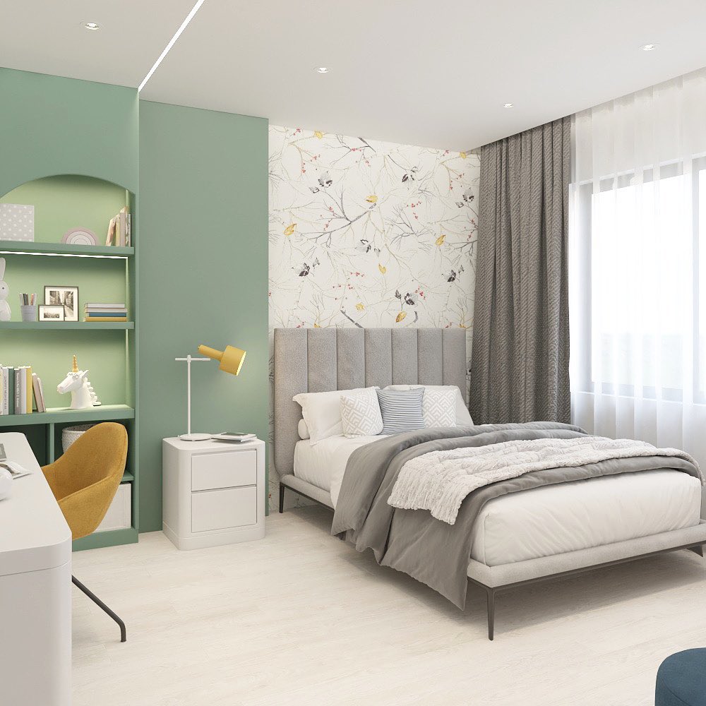 Topaz Interiors - Autumn in MMXXII . Lujain’s bedroom: not...