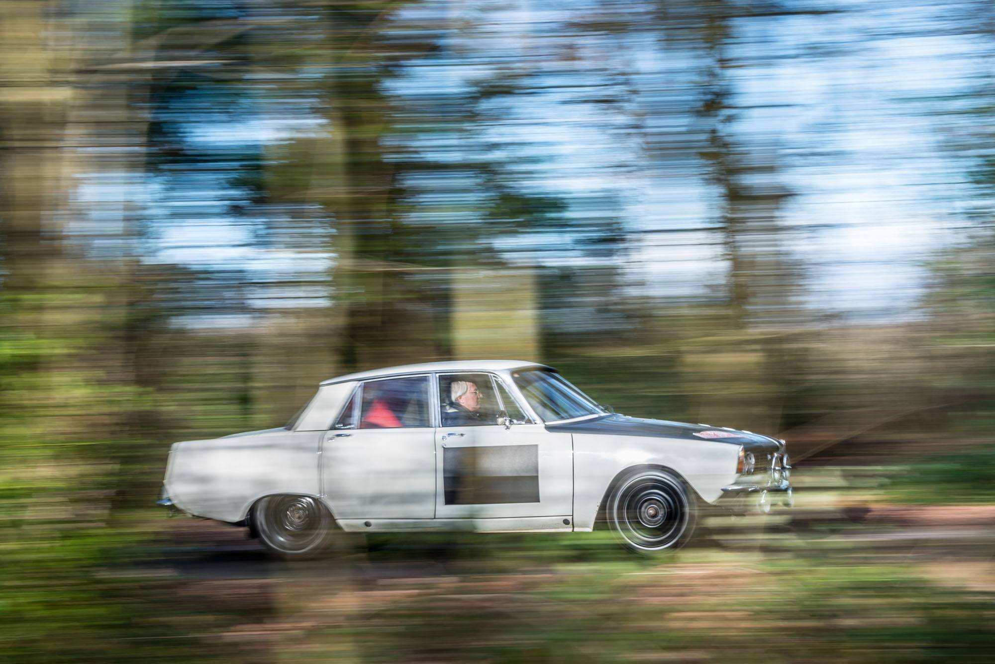 Octane magazine - Rover 2000 works rally car, photographed...