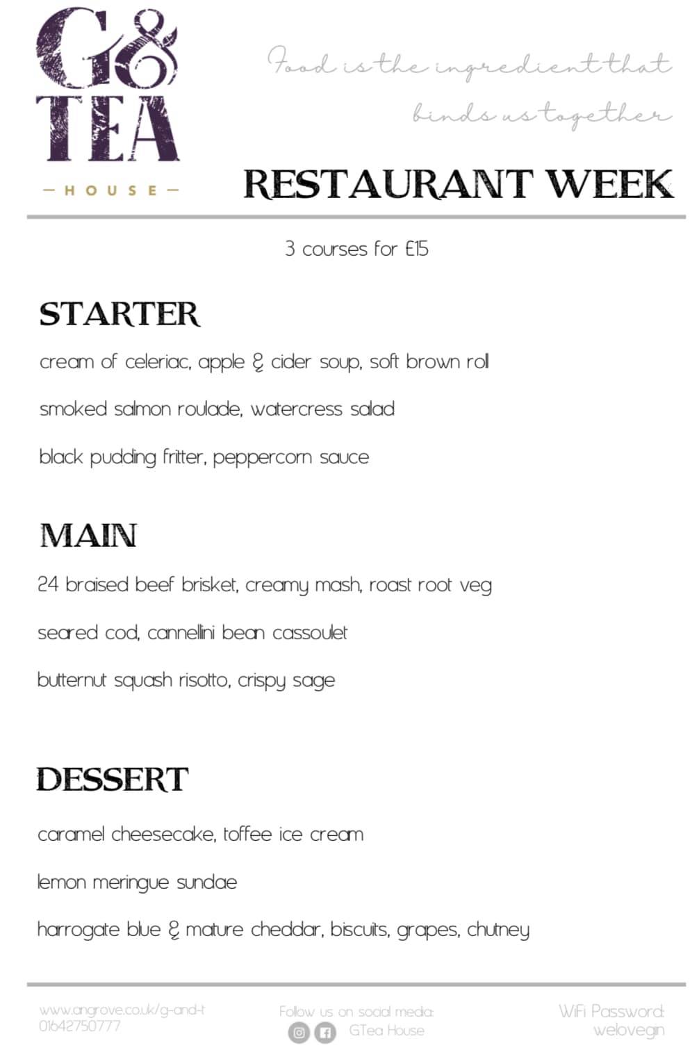 G&Tea House - Here is our menu for the fantastic Teesside... | Facebook