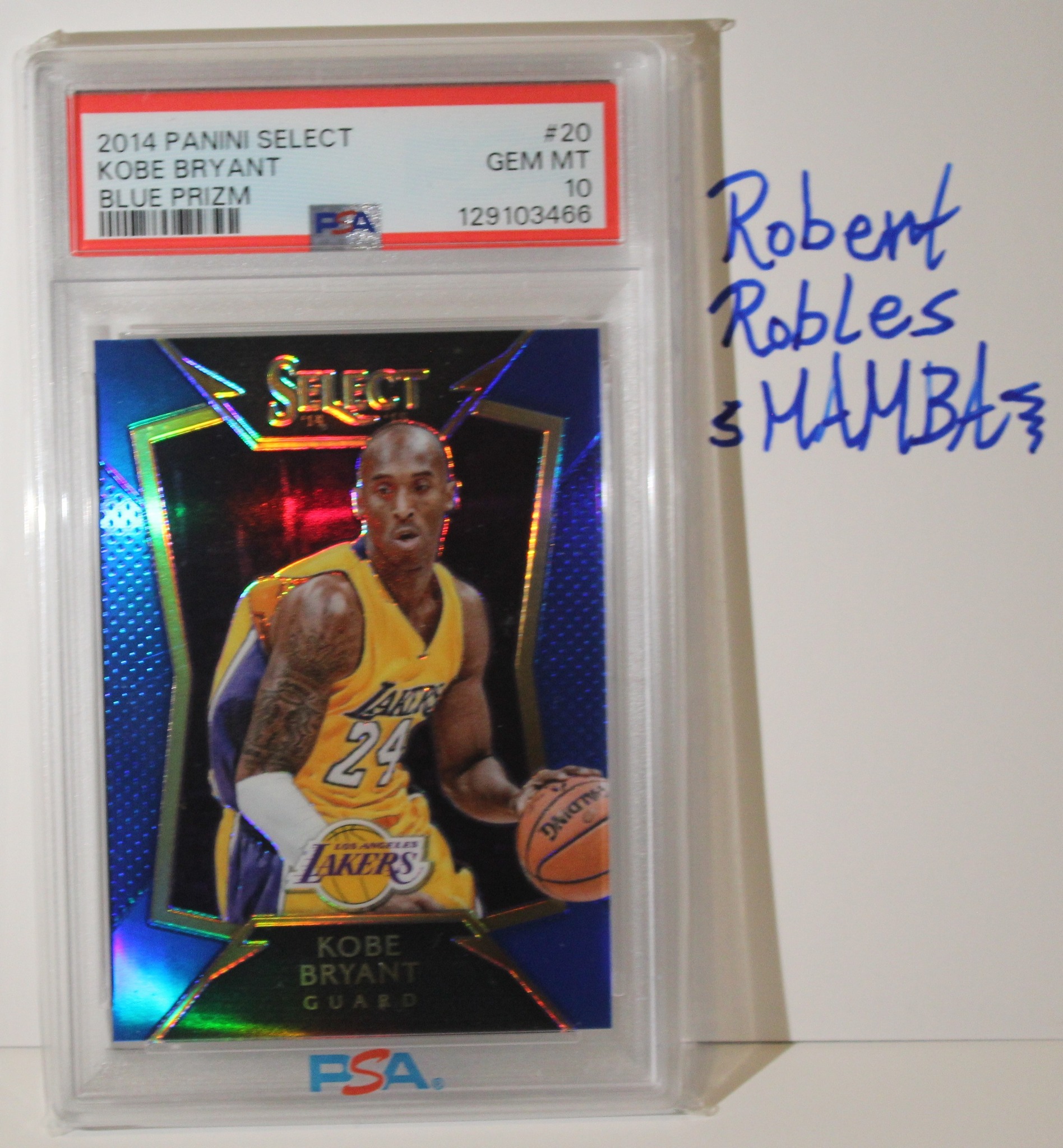 2014-15 Panini Select #20 Blue Prizm 034/249 PSA 10