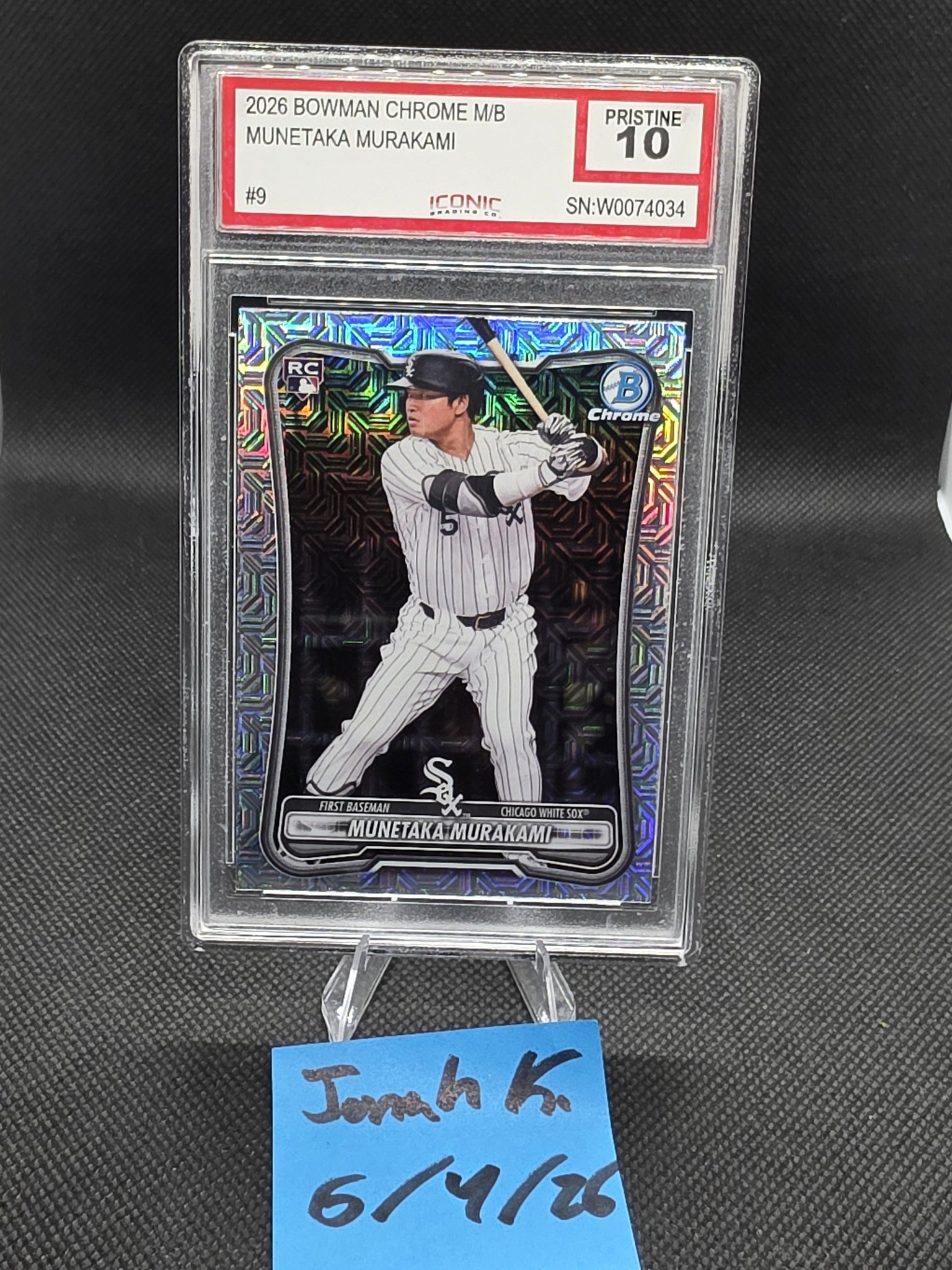 2026 Bowman Chrome Munetaka Murakami #9 Rookie Chicago White Sox card