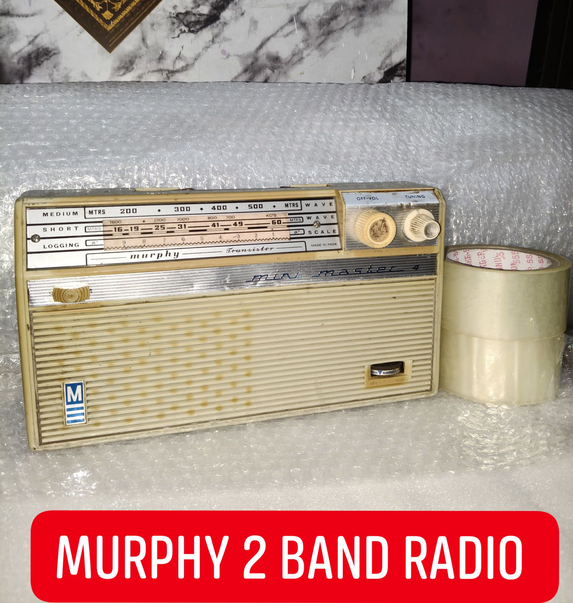 Murphy Mini Master 2 Band Radio 📻 #Murphy #2BAND #radio #old