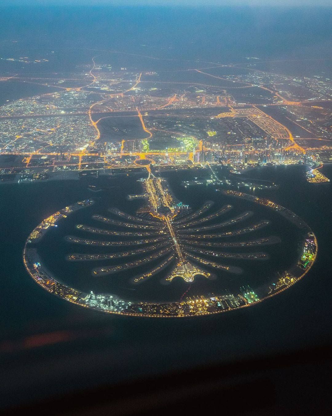 The Most Beautiful Quotes A Sky View At Night Of Dubai By Captainkpaw Facebook