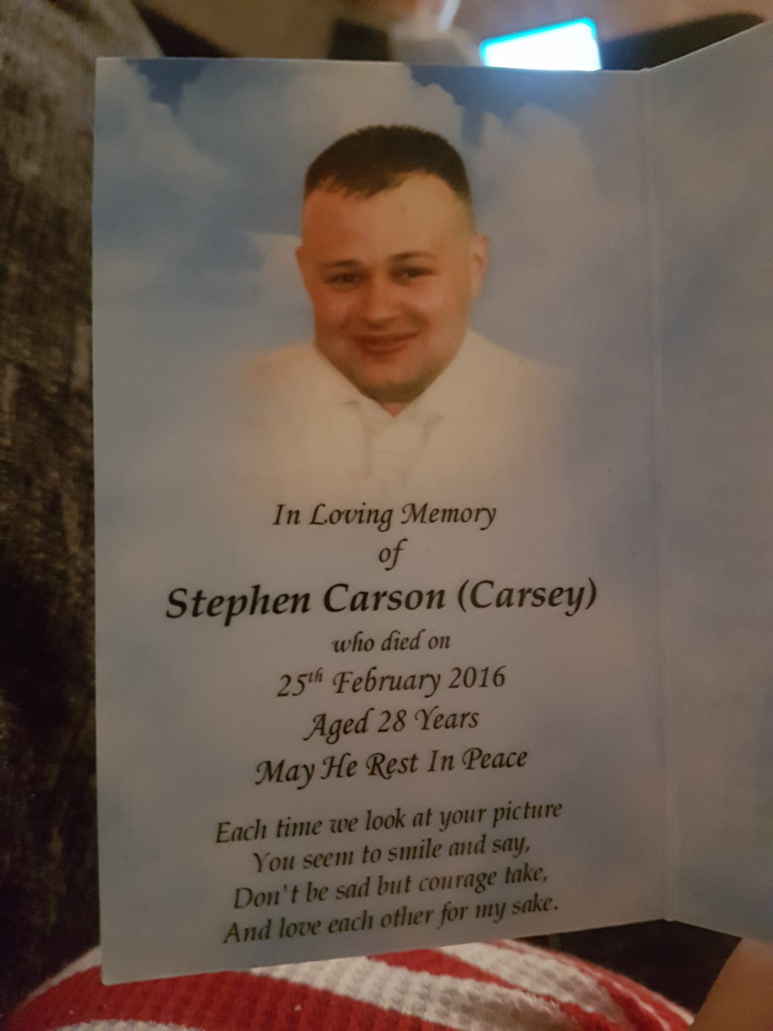 Justice for Stephen Carson-Carsey