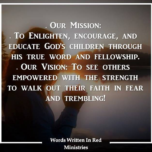 Words Written In Red