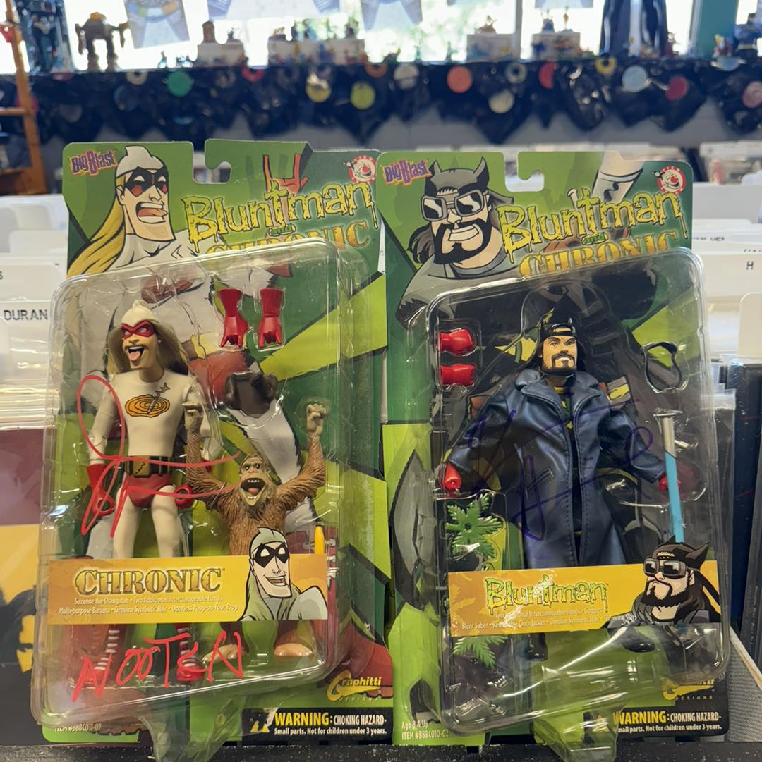 Closer look at Bluntman and Chronic 2 pack via Kevin Smith's ig.