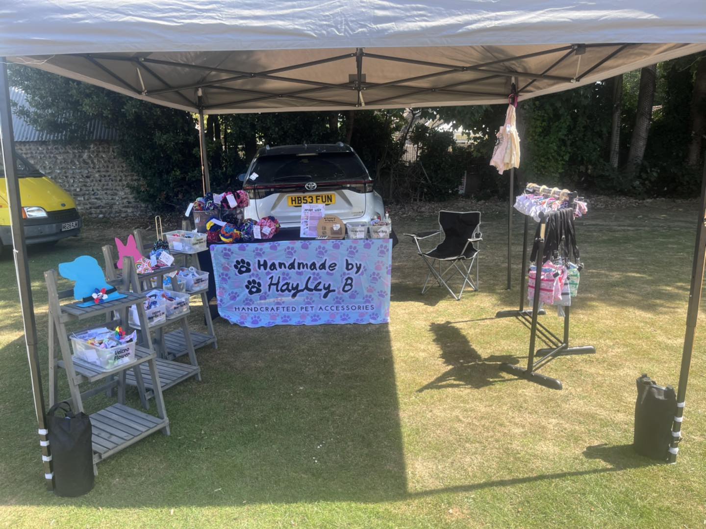 All set up at East Preston &... Handmade by Hayley B Facebook