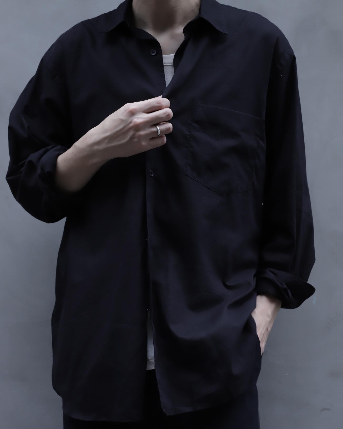 COMOLI KHADI COTTON COMOLI SHIRT& S/S OPEN COLLAR SHIRT 在每季炎夏 