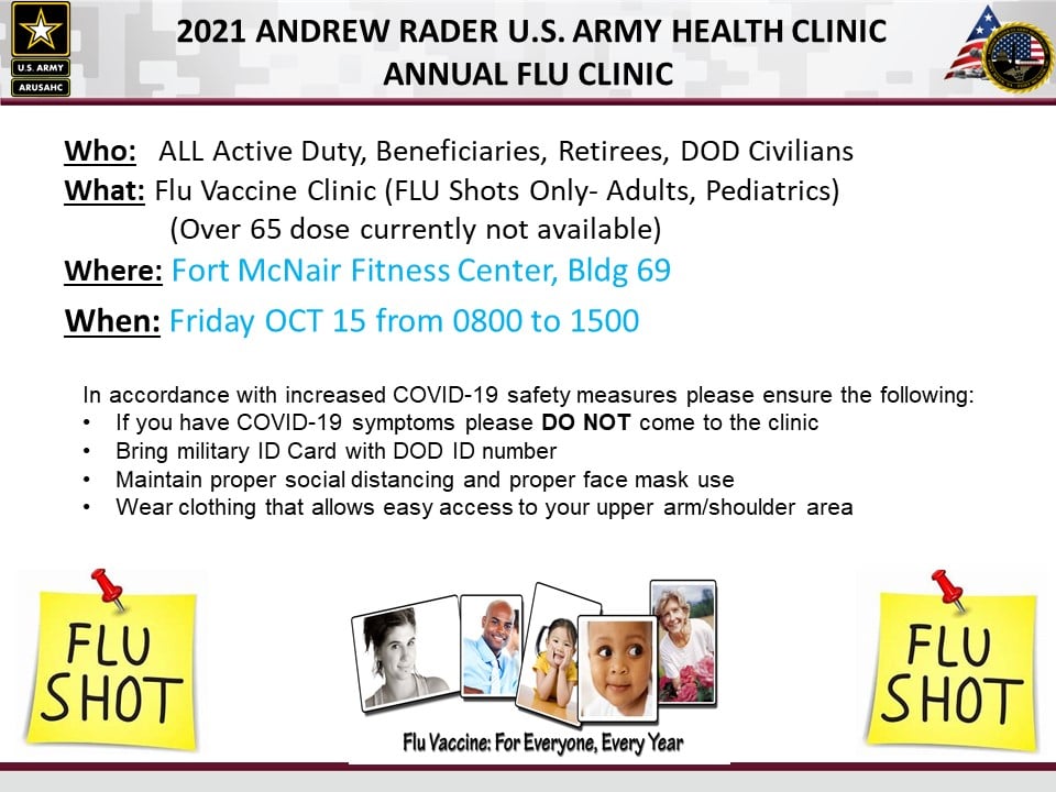 Edit: The Rader Clinic... - Joint Base Myer - Henderson Hall | Facebook