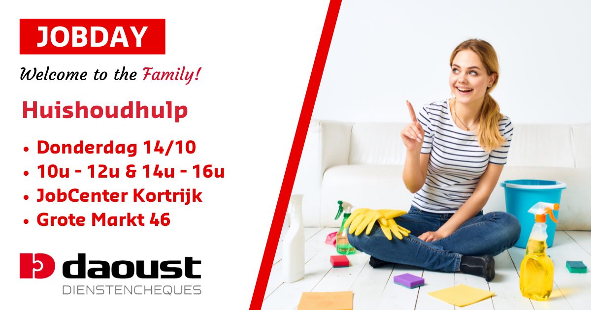 Daoust - 🧽️ Jobday 🧽️ Sluit je ook aan bij de grote... | Facebook