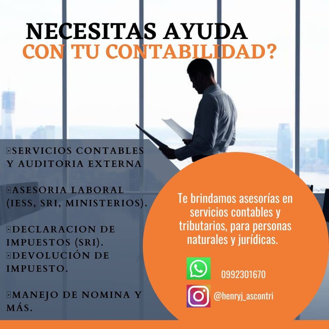 Servicios Contables Tributarios - Asesoría contable y tributaria 👨‍🏫 ...