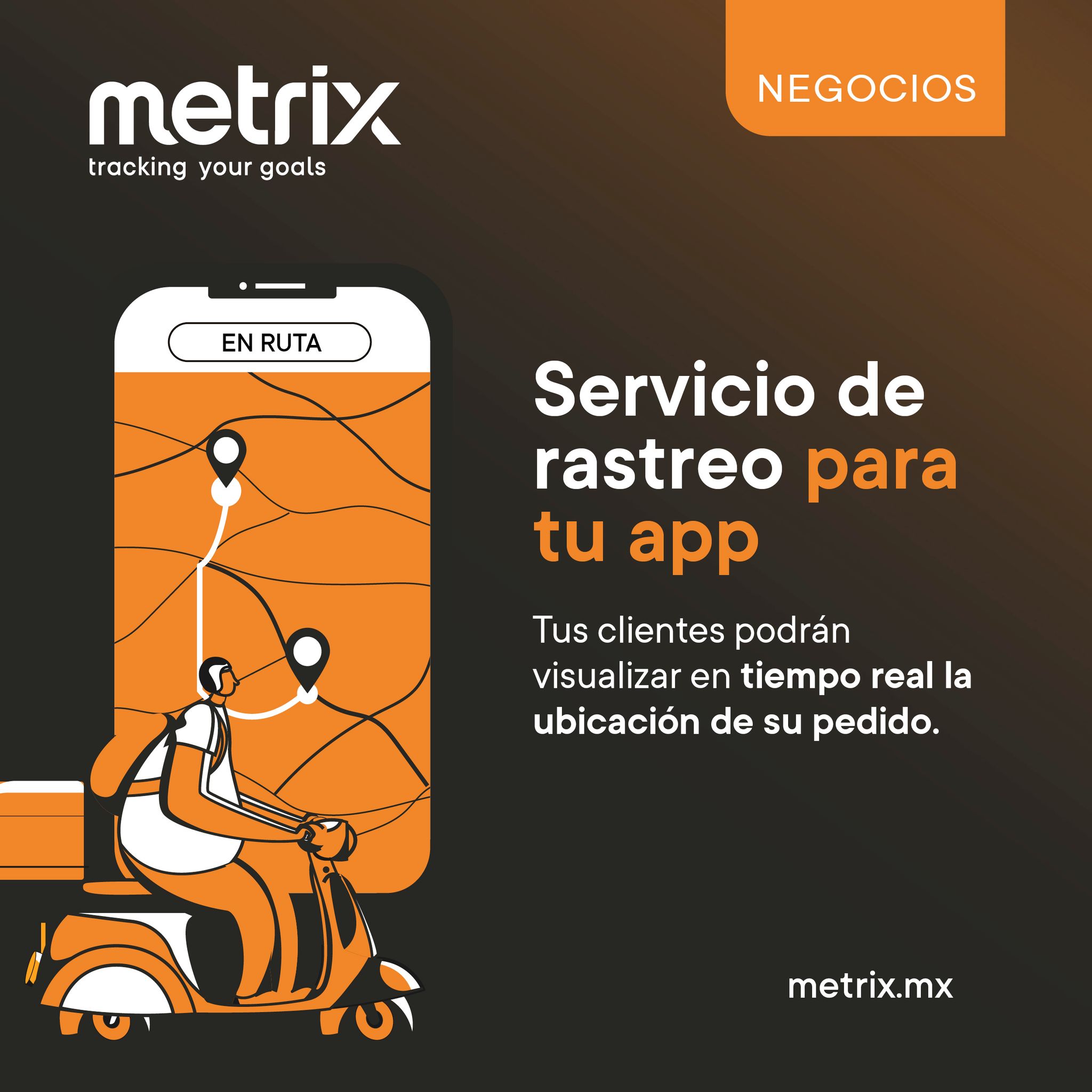 Metrix - 🟧 #Metrix ofrece para tu app de entrega de... | Facebook