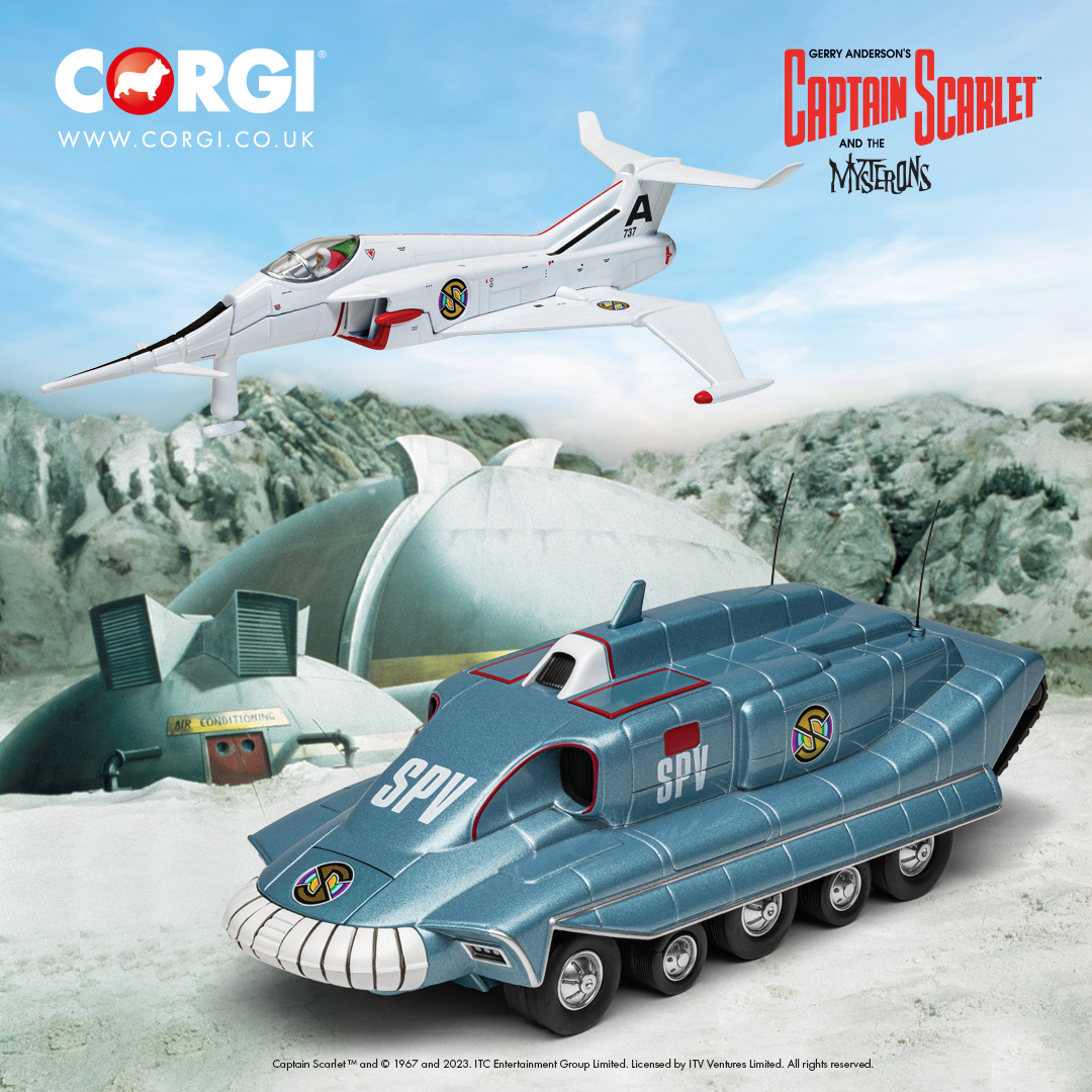 Corgi キャプテン・スカーレット ホワイトファルコン Corgi die-cast AC-47 Spooky 1:72 scale model