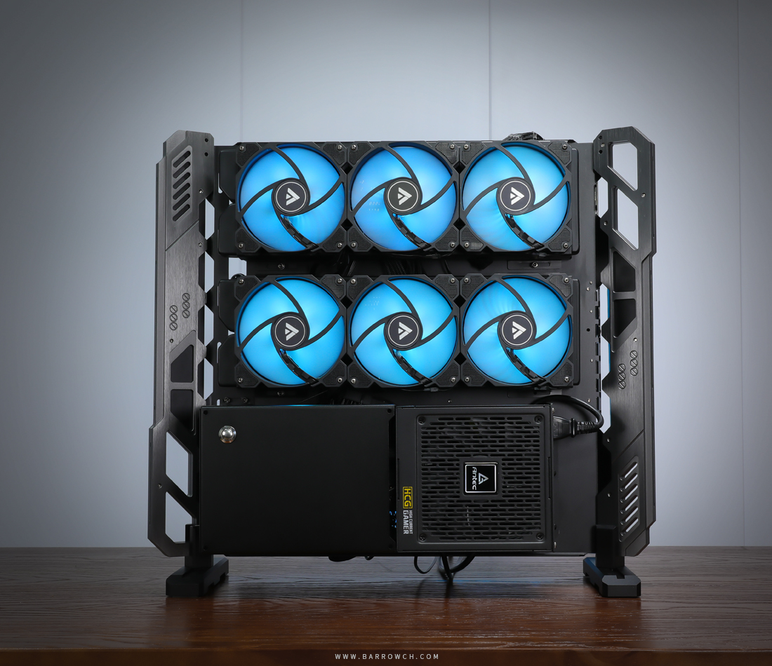 Barrowch Limited edition Open Aluminum alloy water-cooling case