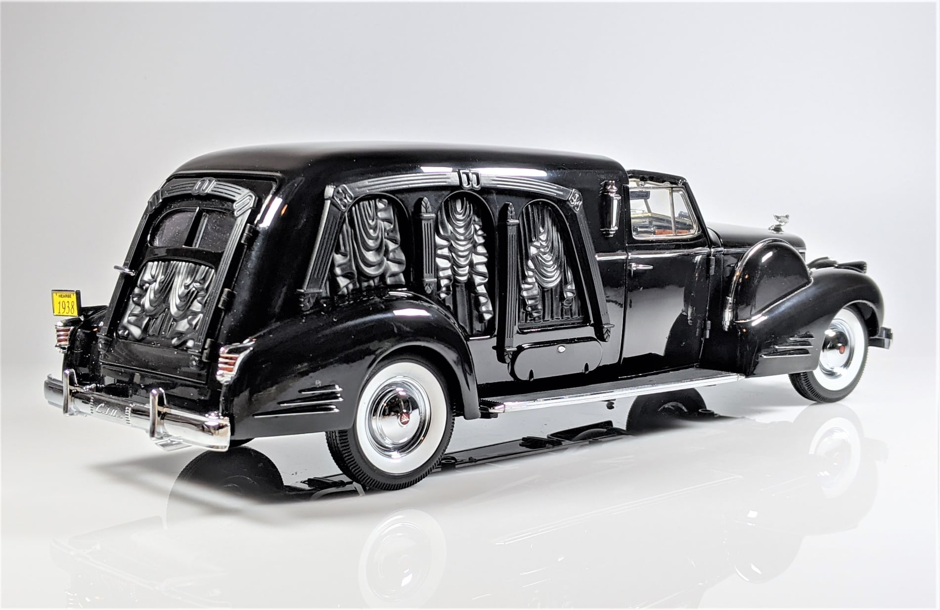 1959 Cadillac hearse miniature model by Precision Miniatures
