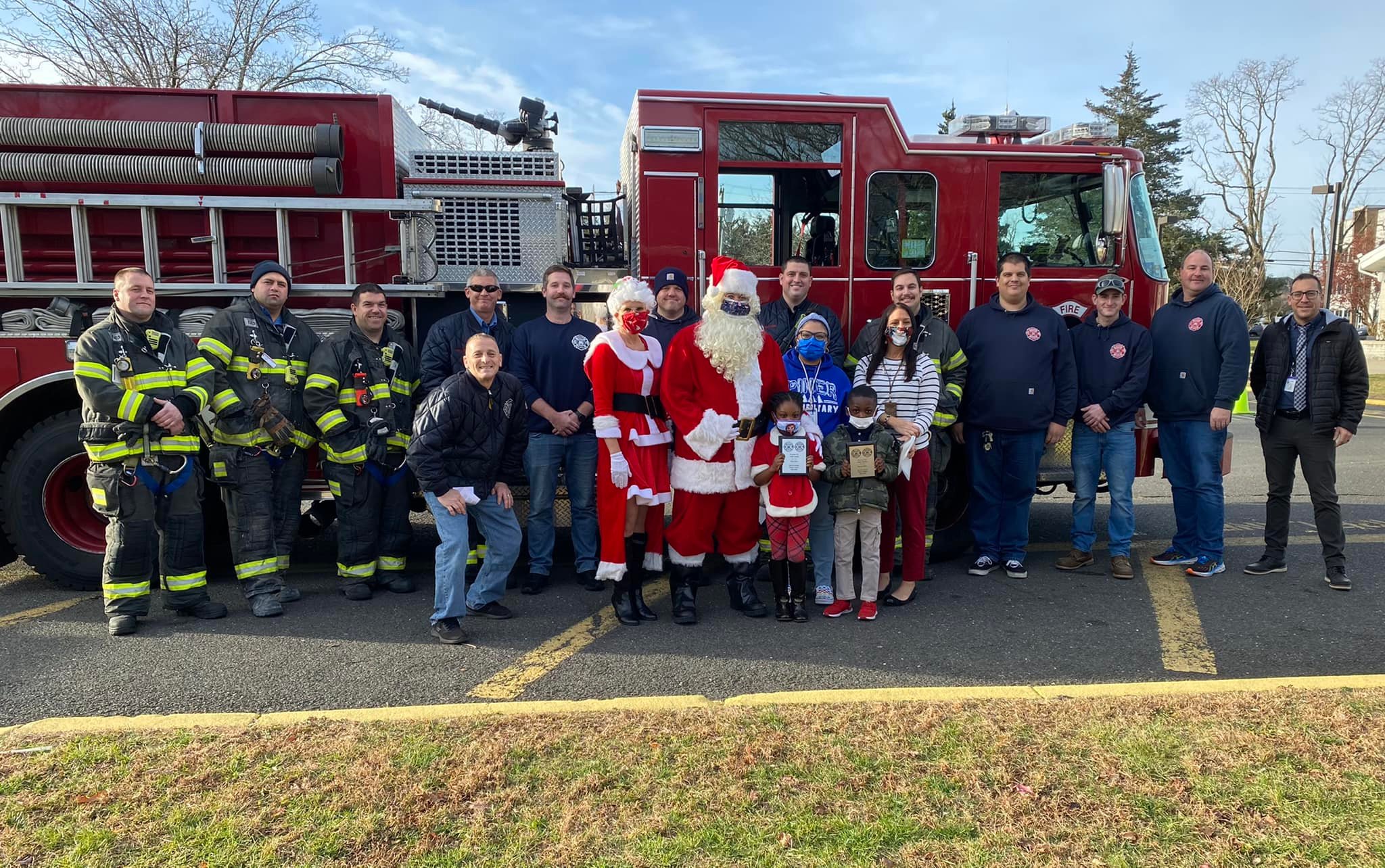 Members handed out awards for their annual fire prevention poster ...