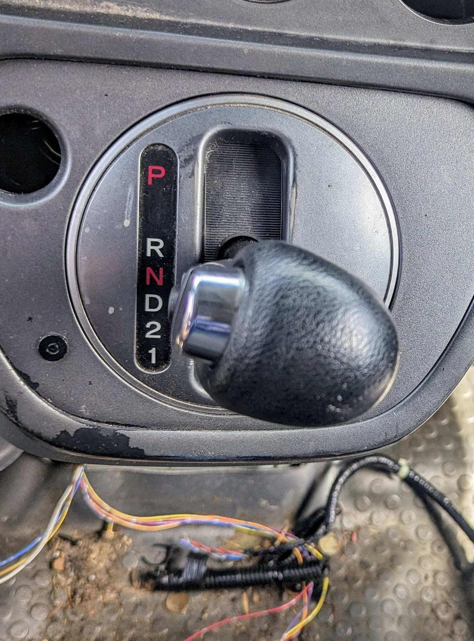 OEM Honda Odyssey Shift Knob Shifter Kit 2005-2010 - Black Leather - Used