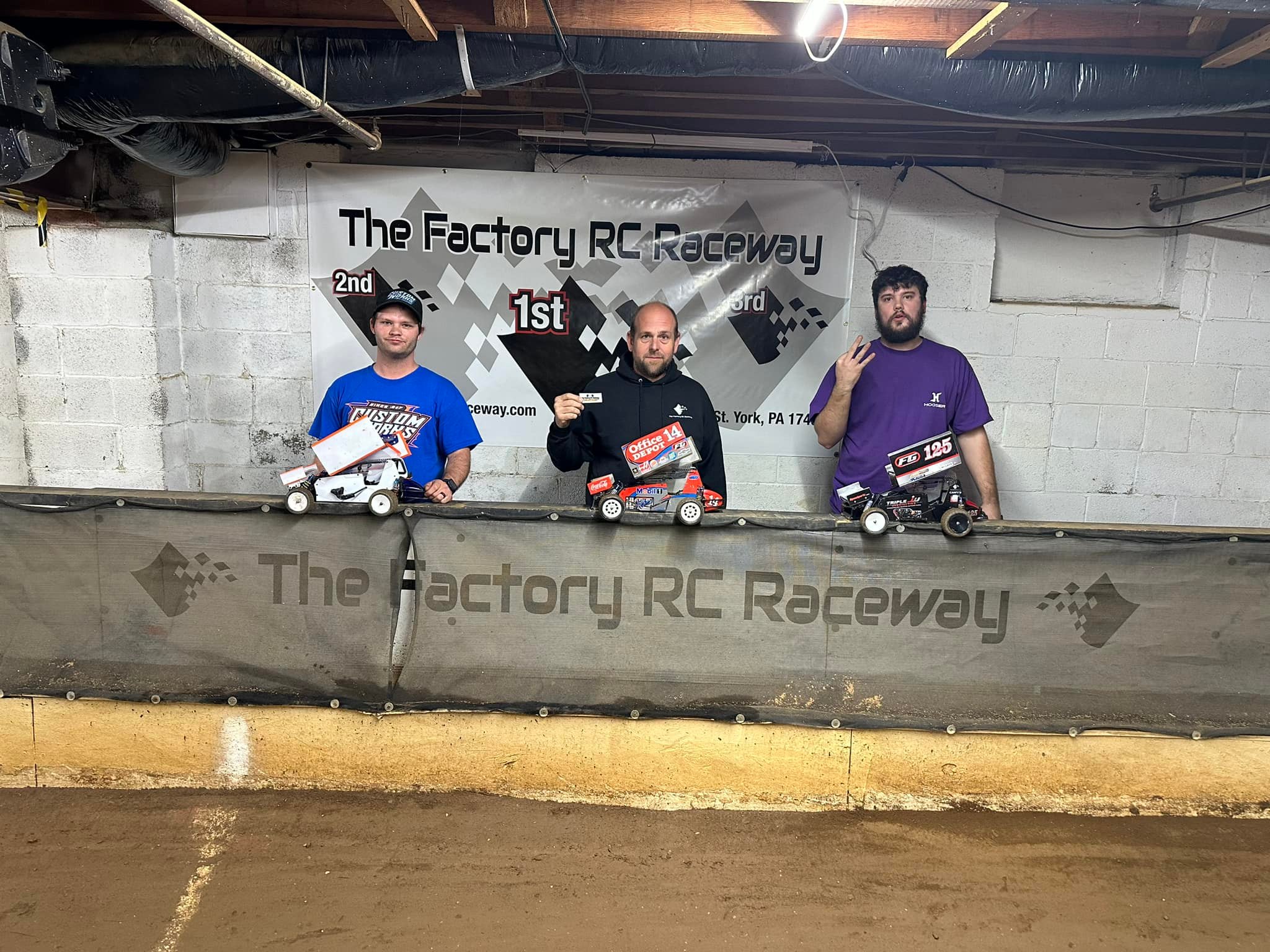 The podiums for tonight’s race... - The Factory RC Raceway