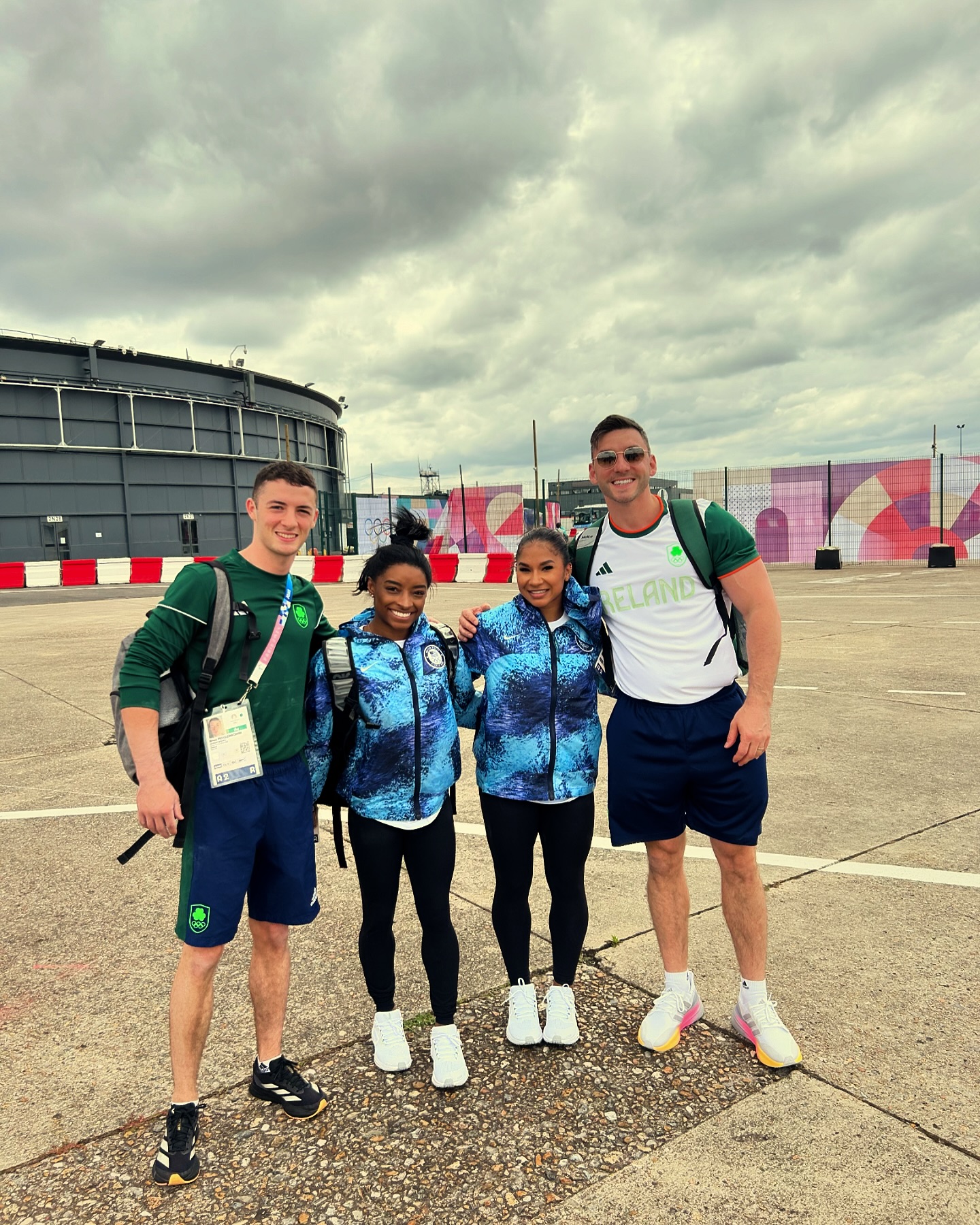Origin - Rhys and Luke met up with some rather well known gymnasts! Who ...
