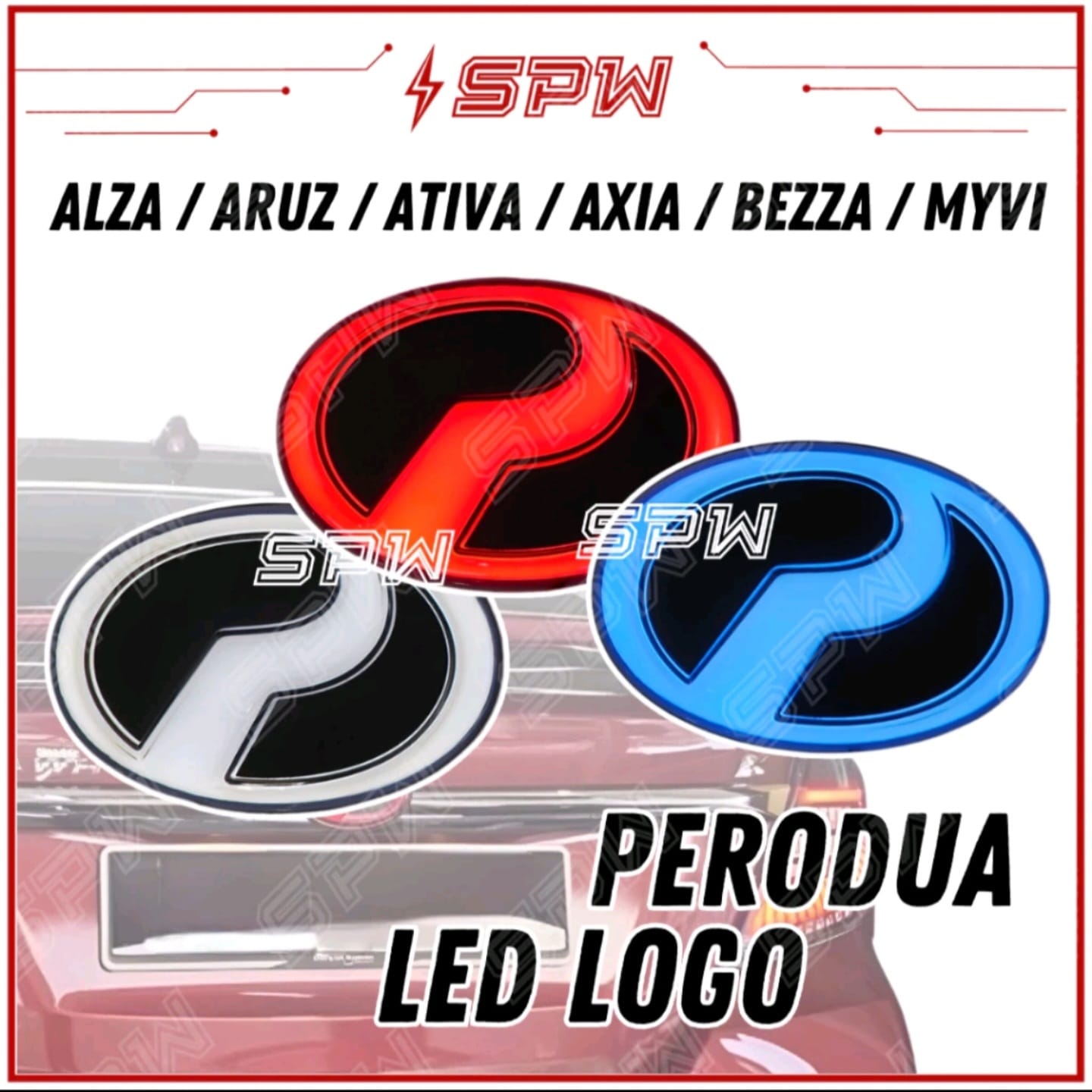 PERODUA BEZZA OWNERS CLUB MALAYSIA V2 | Perodua LED LOGO EMBLEM DRL ...