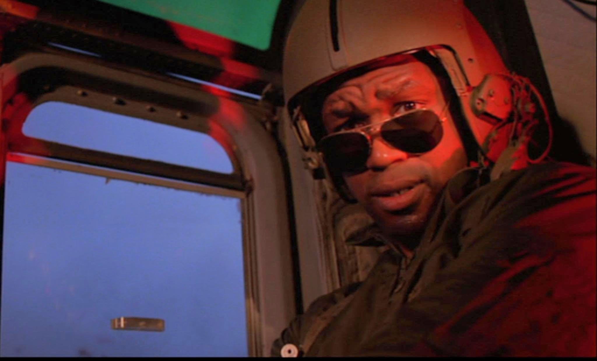 Predator FOX - The helicopter pilot seen at the end of the...