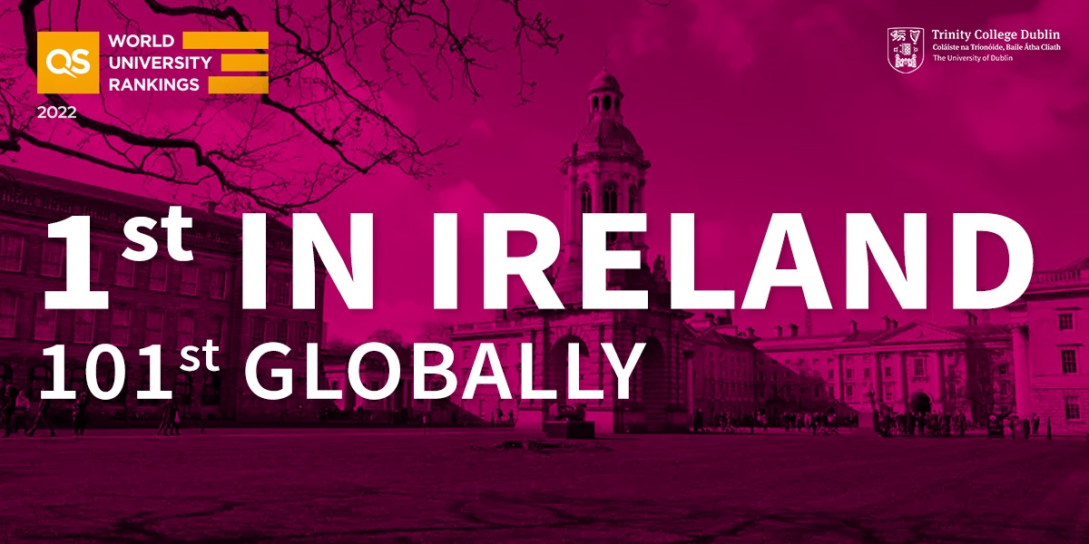 Trinity - Trinity College Dublin ranks 101st in world’s top 1,300 ...