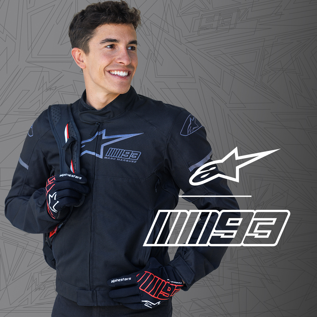 Alpinestars Gunner V2 WP Jacket - Black Bright Blue With abrasion