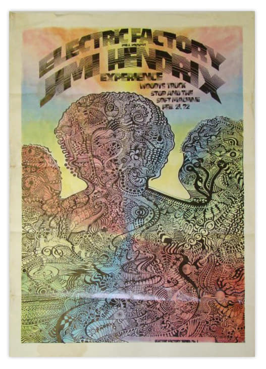 On February 21, 1968 The Jimi Hendrix Experience performed two