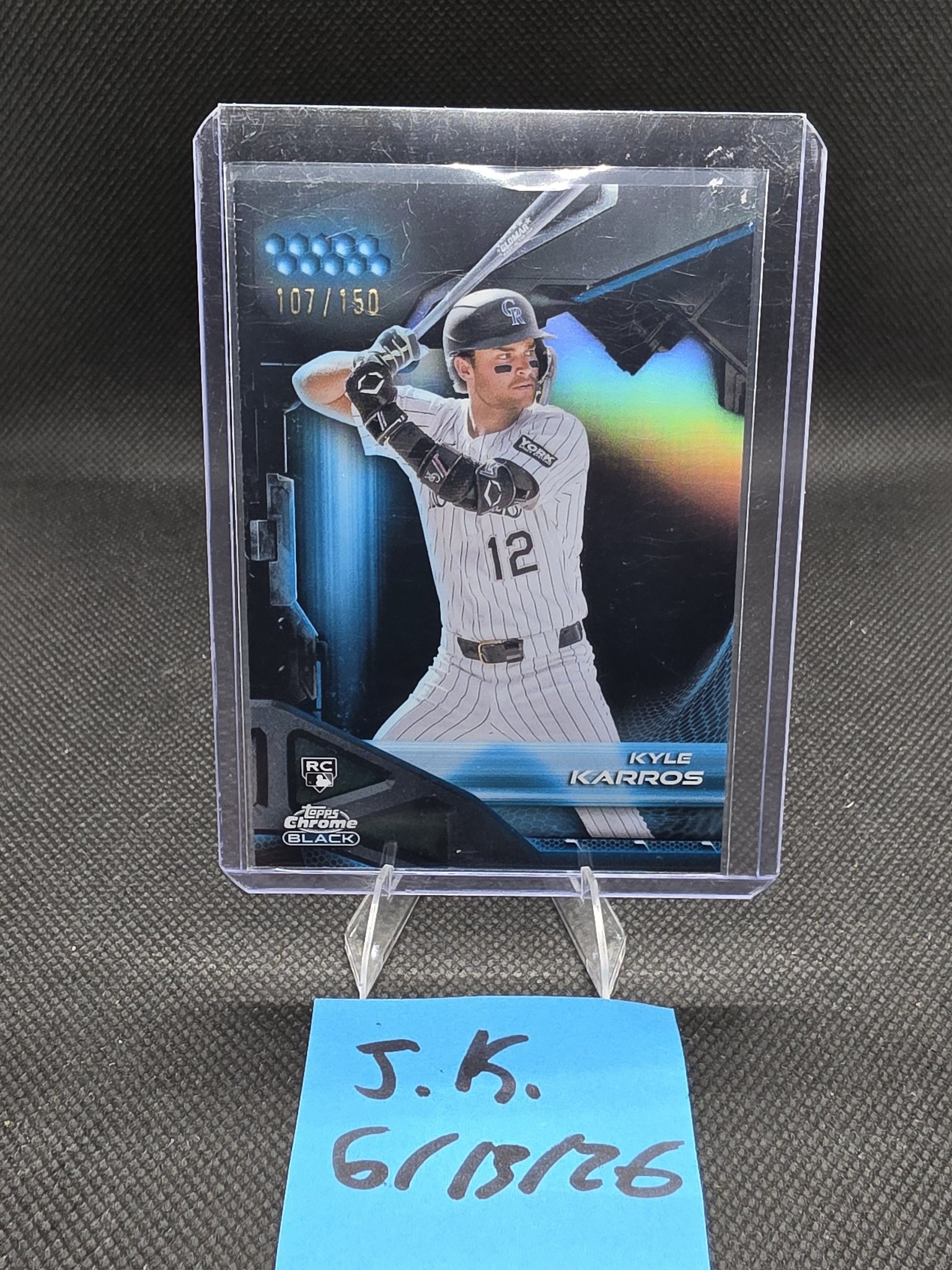 2026 Topps Chrome Black Kyle Karros #334 auction for $1 starting bid