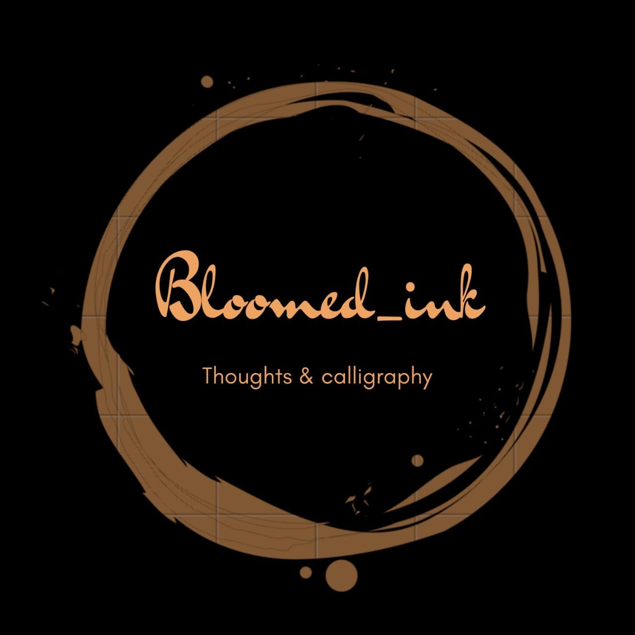 Bloomed ink
