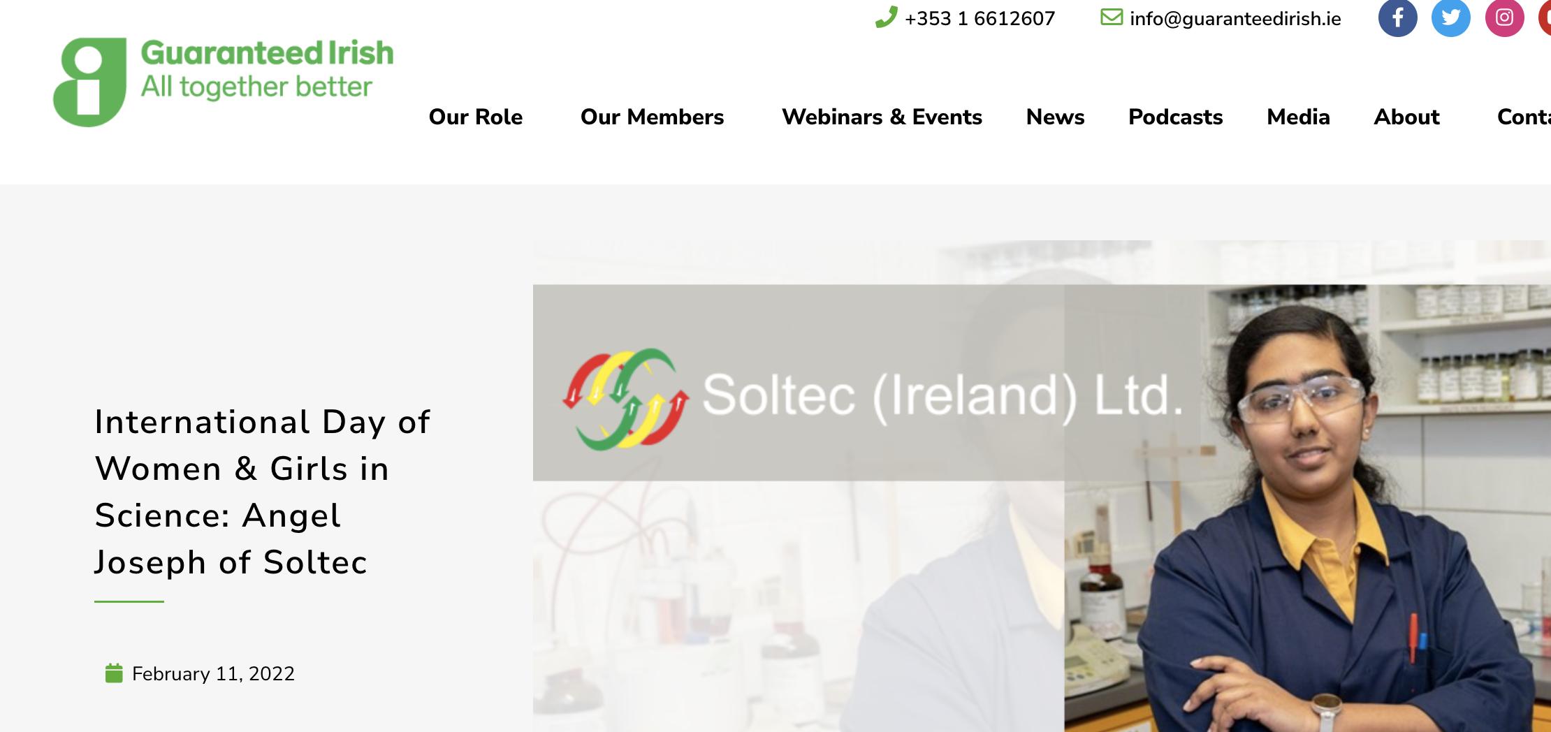 Soltec - We were honoured to have one of the Soltec team featured in a ...