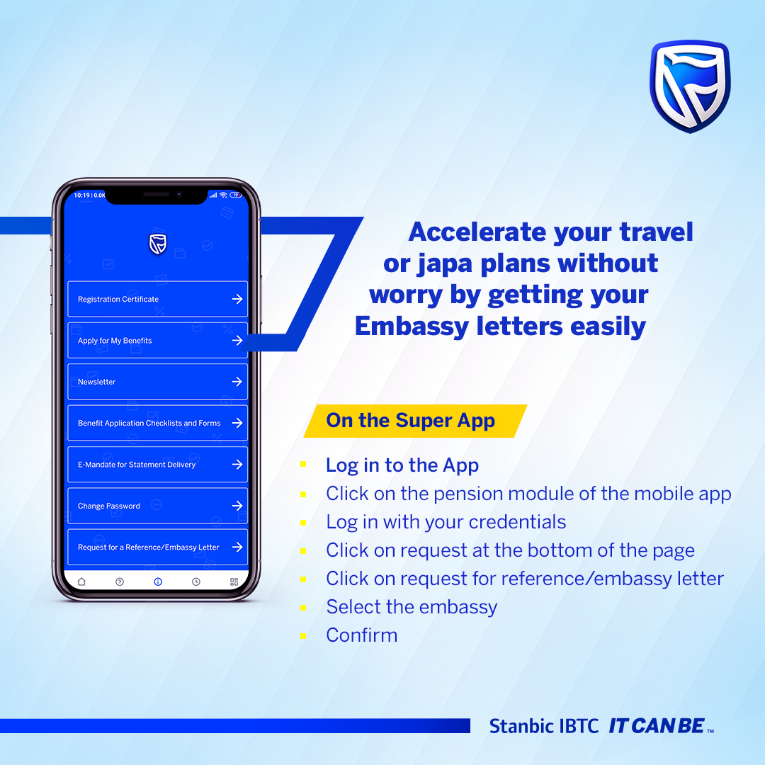 Stanbic IBTC - Travelling and need to get embassy letters ASAP? Login ...
