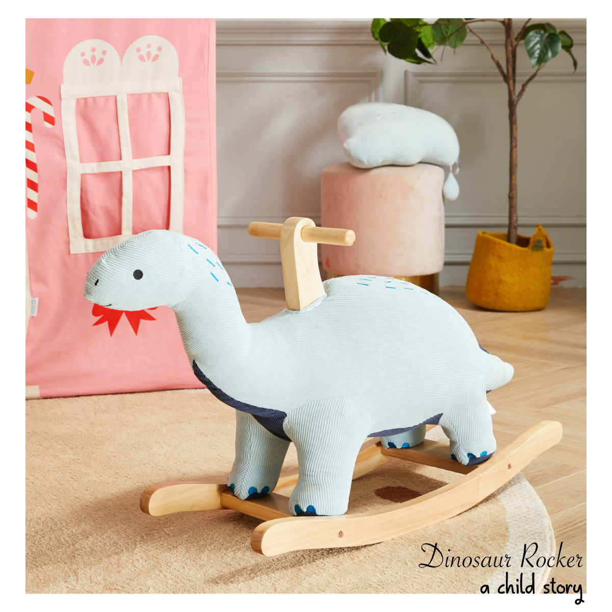 A child story - RESTOCK ! DINO ROCKER เก้าอี้ไม้ม้าโยกเด็ก...