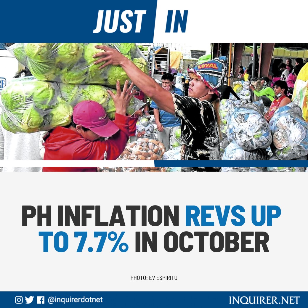 INQUIRER.net - [UPDATED] JUST IN: Inflation in the Philippines heated ...