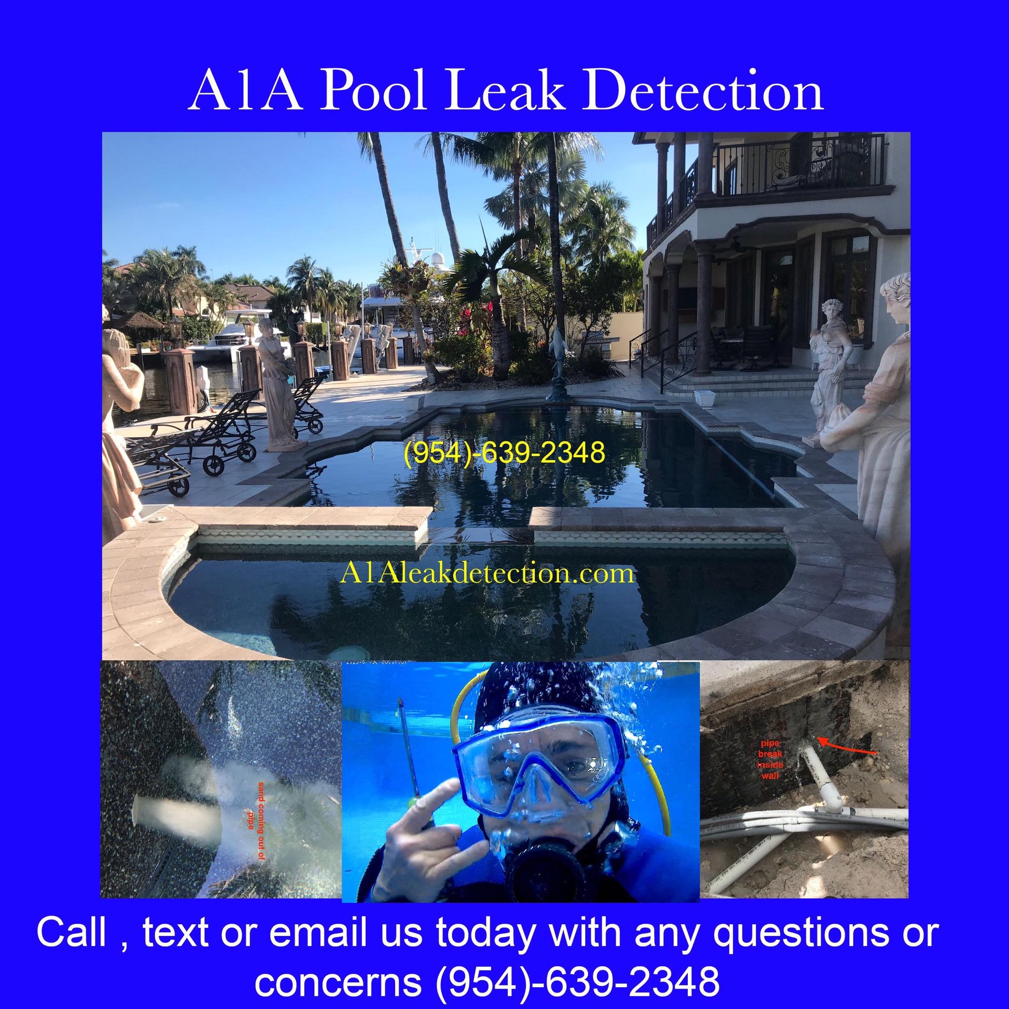 A1A Pool Leak Detection and Repair | Hollywood FL